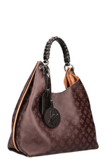 LOUIS VUITTON 2020 Carmel Mahina Bag Chocolate