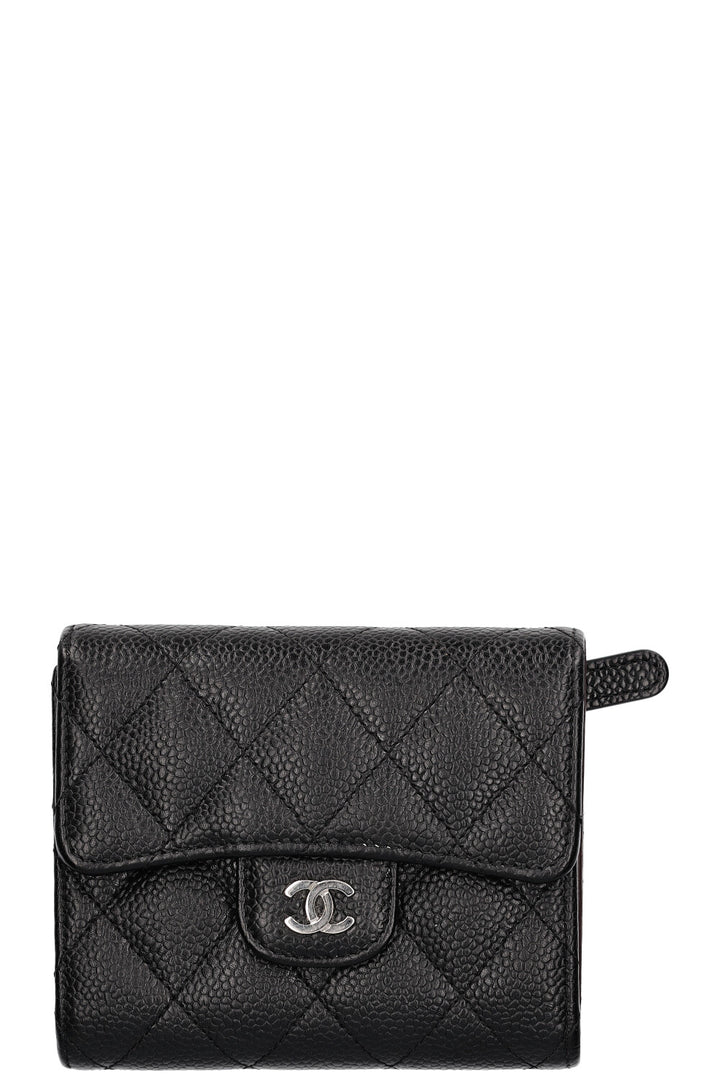 CHANEL Wallet Caviar Black