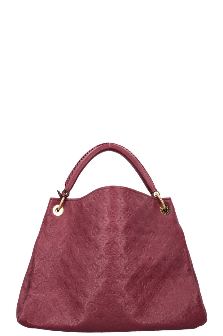 LOUIS VUITTON Artsy MM Bag Empreinte Fuchsia