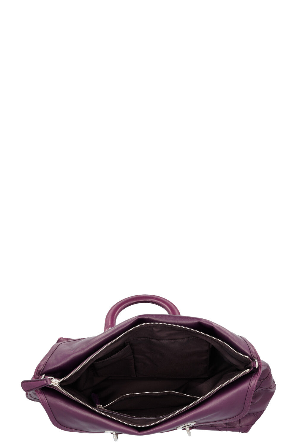 CHRISTIAN DIOR Granville Cannage Tote Bag Purple