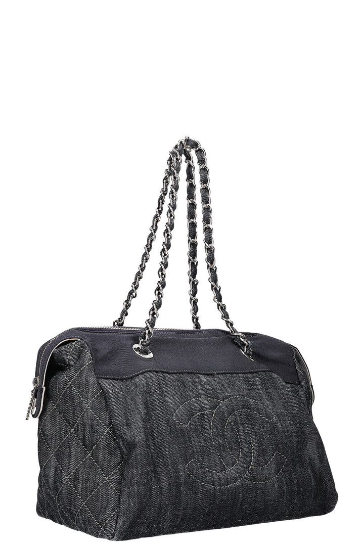 CHANEL Bowling Bag Denim