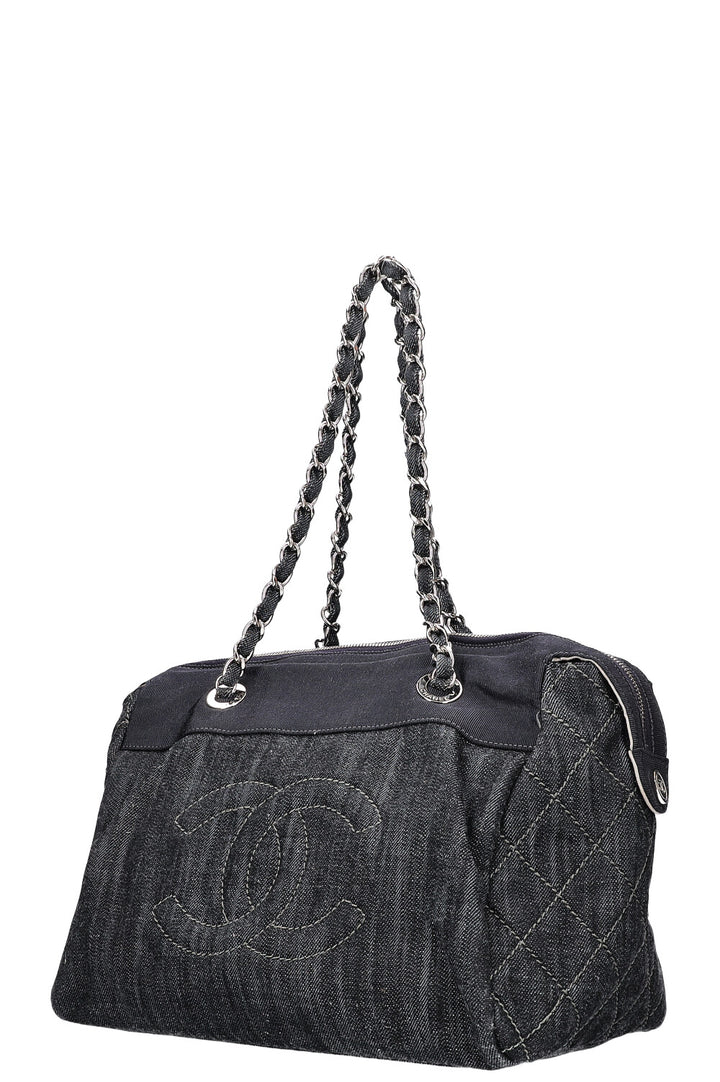 CHANEL Bowling Bag Denim