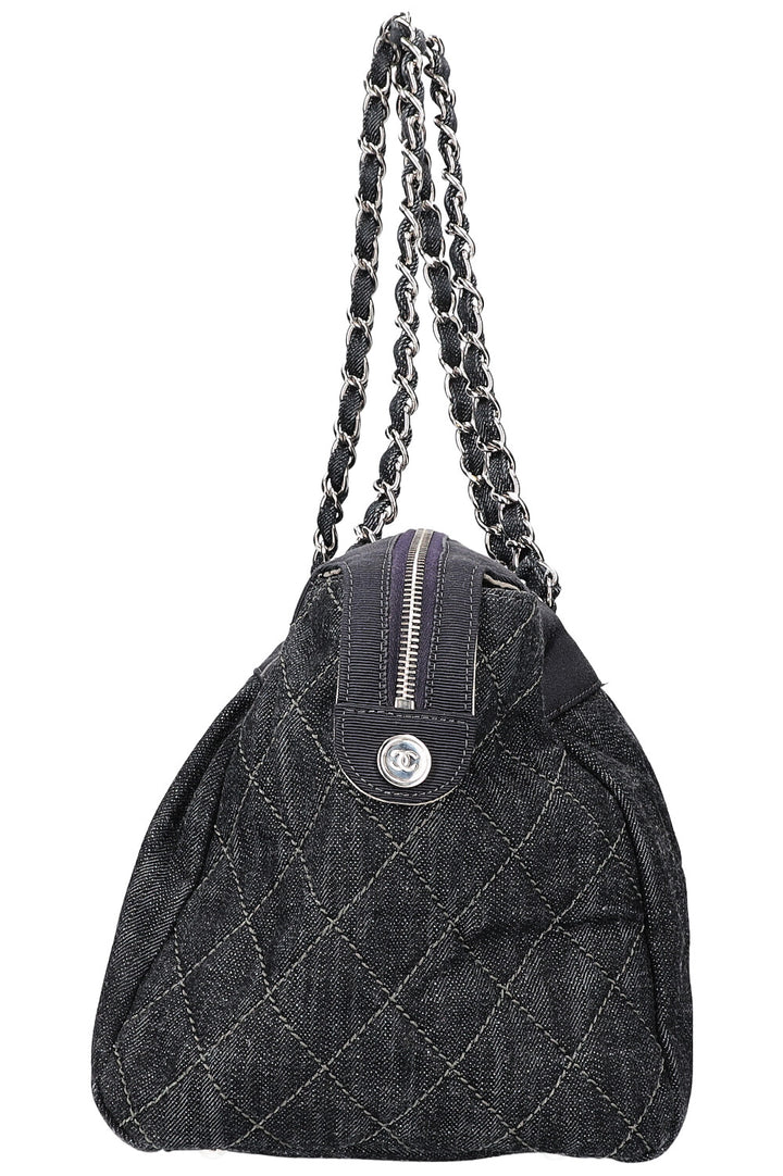 CHANEL Bowling Bag Denim