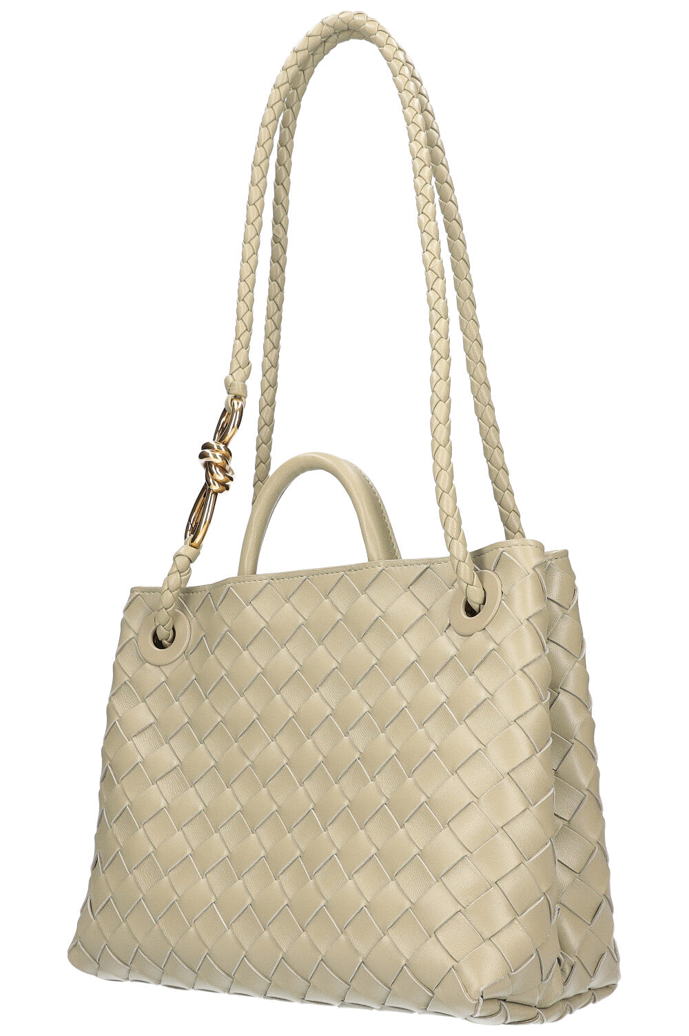 BOTTEGA VENETA Small Andiamo Bag Travertine