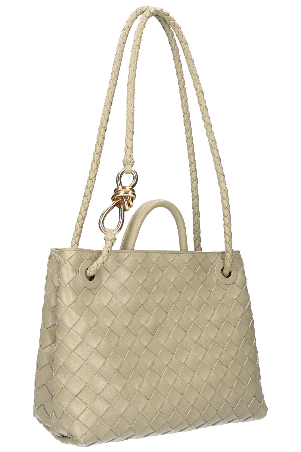 BOTTEGA VENETA Small Andiamo Bag Travertine