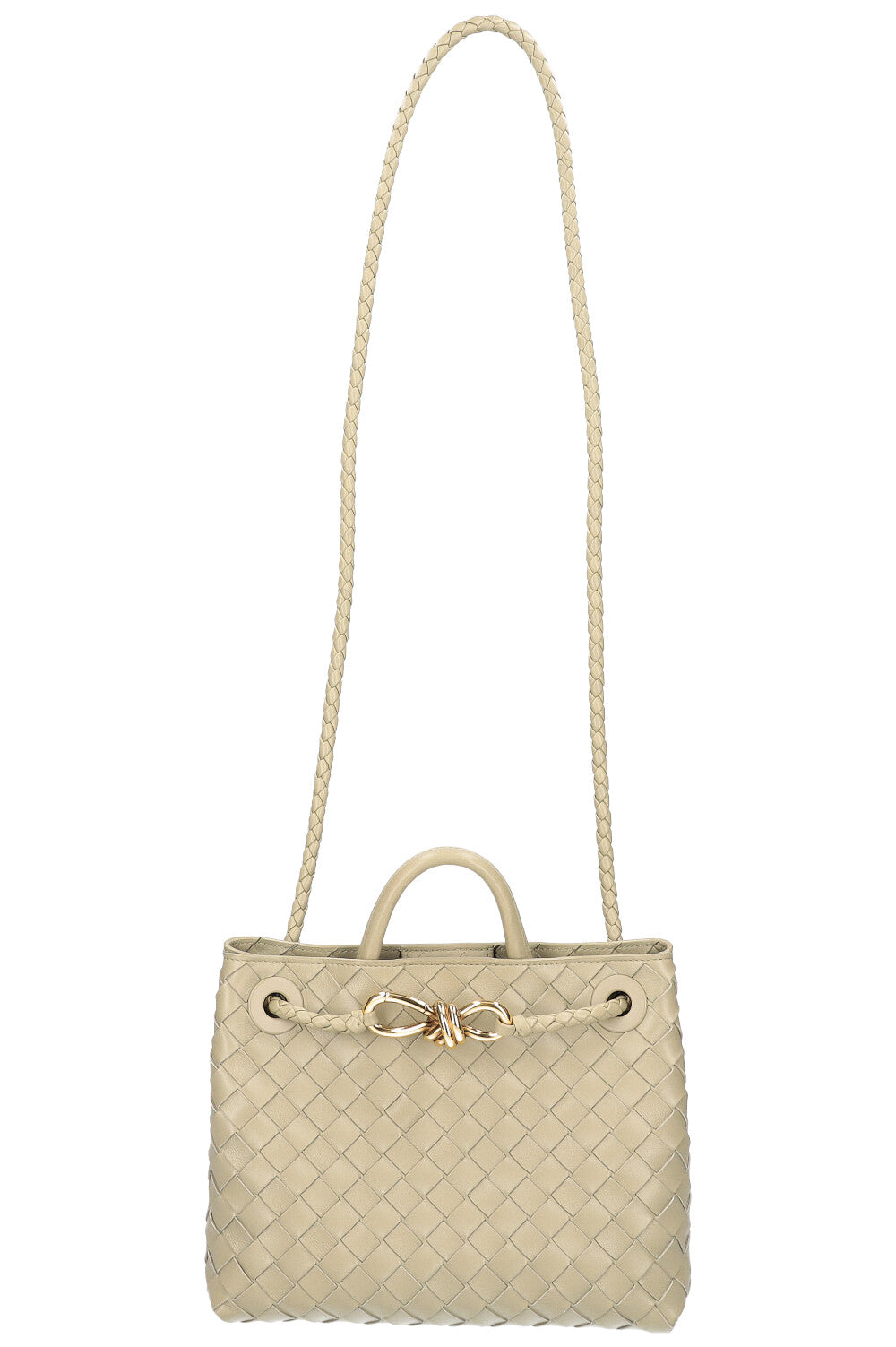 BOTTEGA VENETA Small Andiamo Bag Travertine