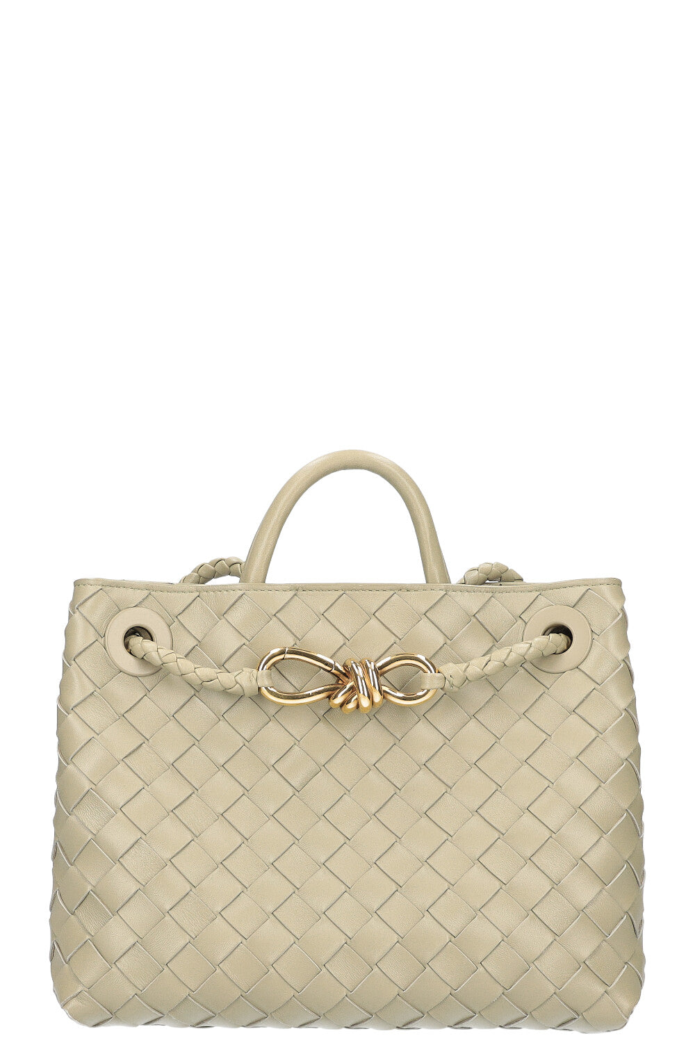 BOTTEGA VENETA Small Andiamo Bag Travertine