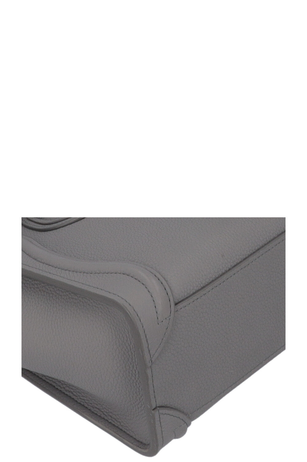 CELINE Nano Luggage Crossbody Bag Grey