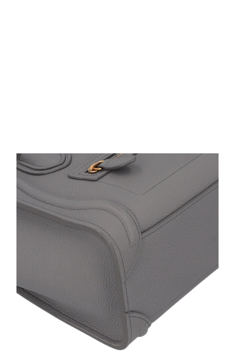 CELINE Nano Luggage Crossbody Bag Grey