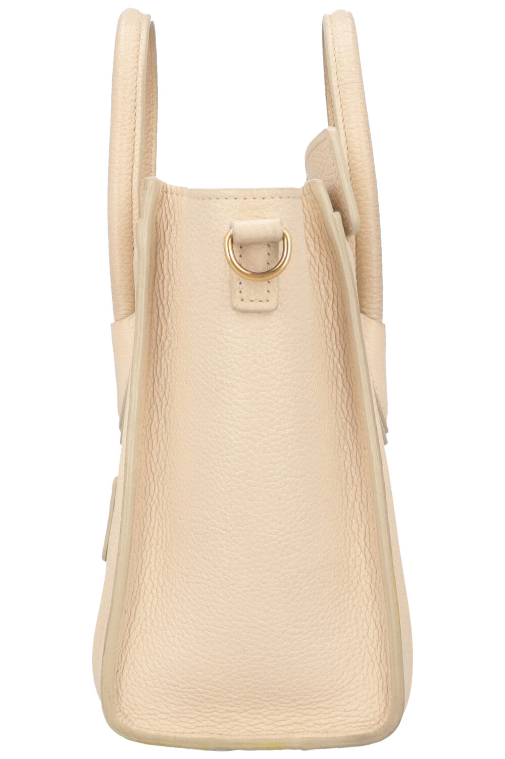 CELINE Nano Luggage Crossbody Bag Ivory