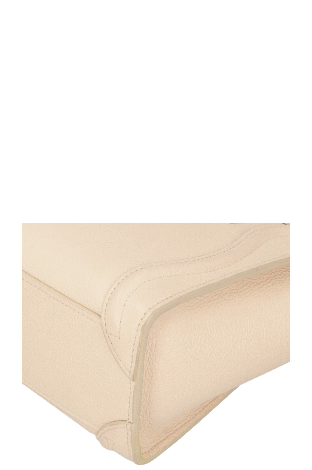 CELINE Nano Luggage Crossbody Bag Ivory
