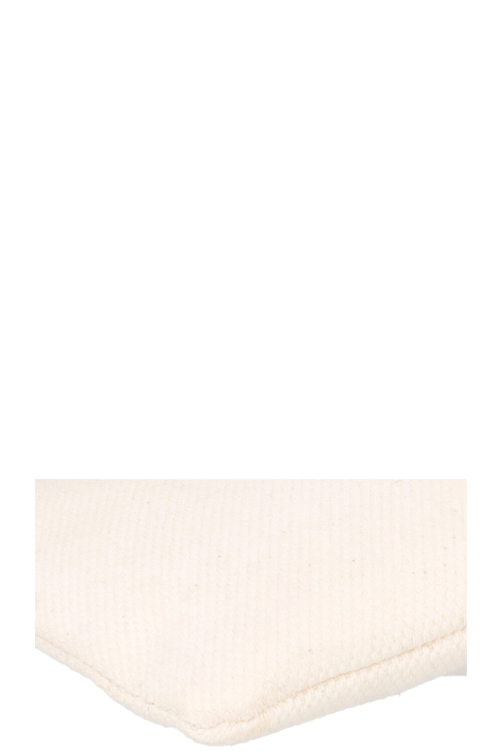 CELINE Logo Zip Pouch Cream Canvas