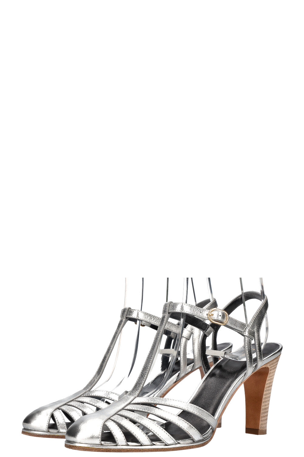 CÉLINE Heels Metallic Silver