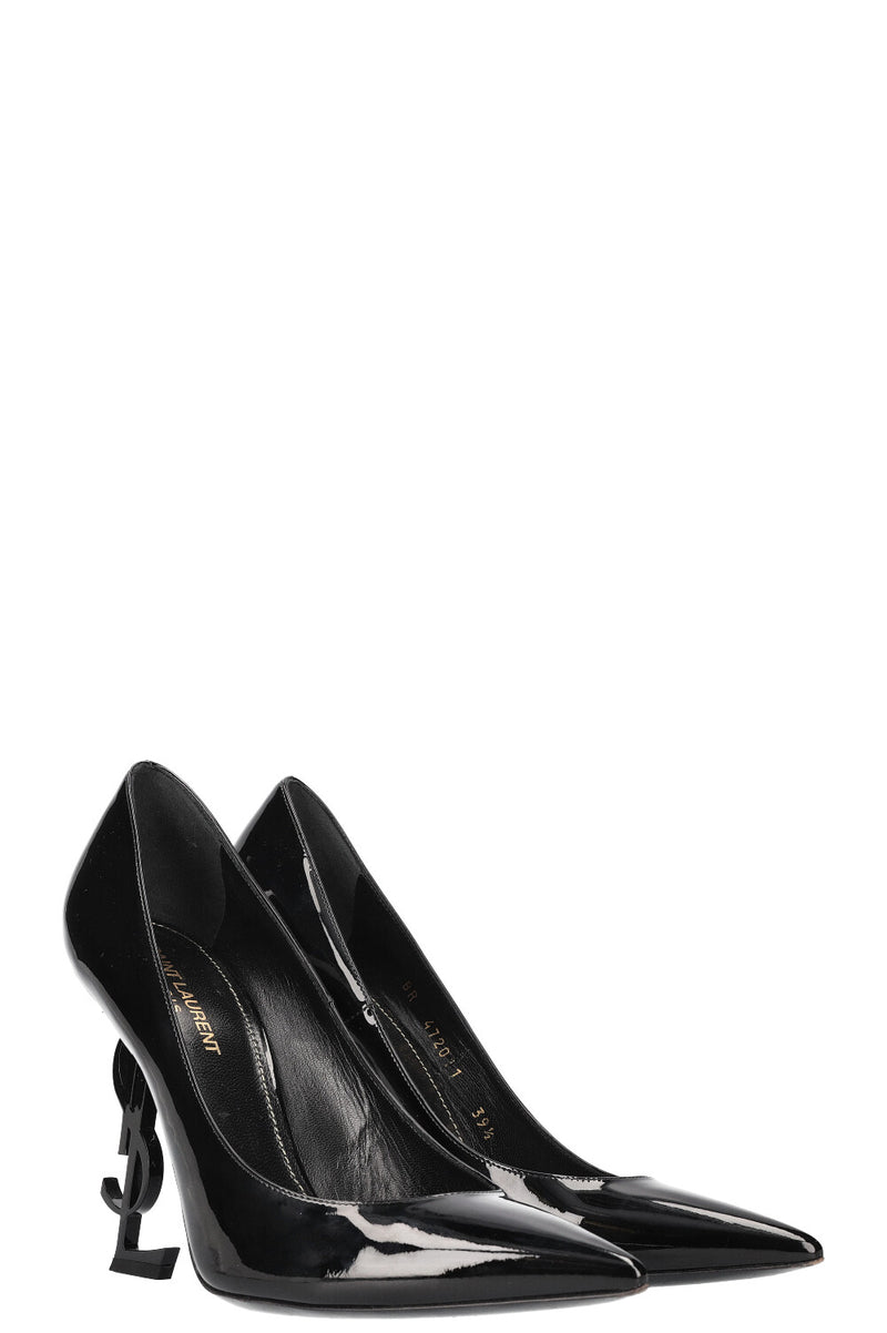 SAINT LAURENT Opyum Heels Patent Black