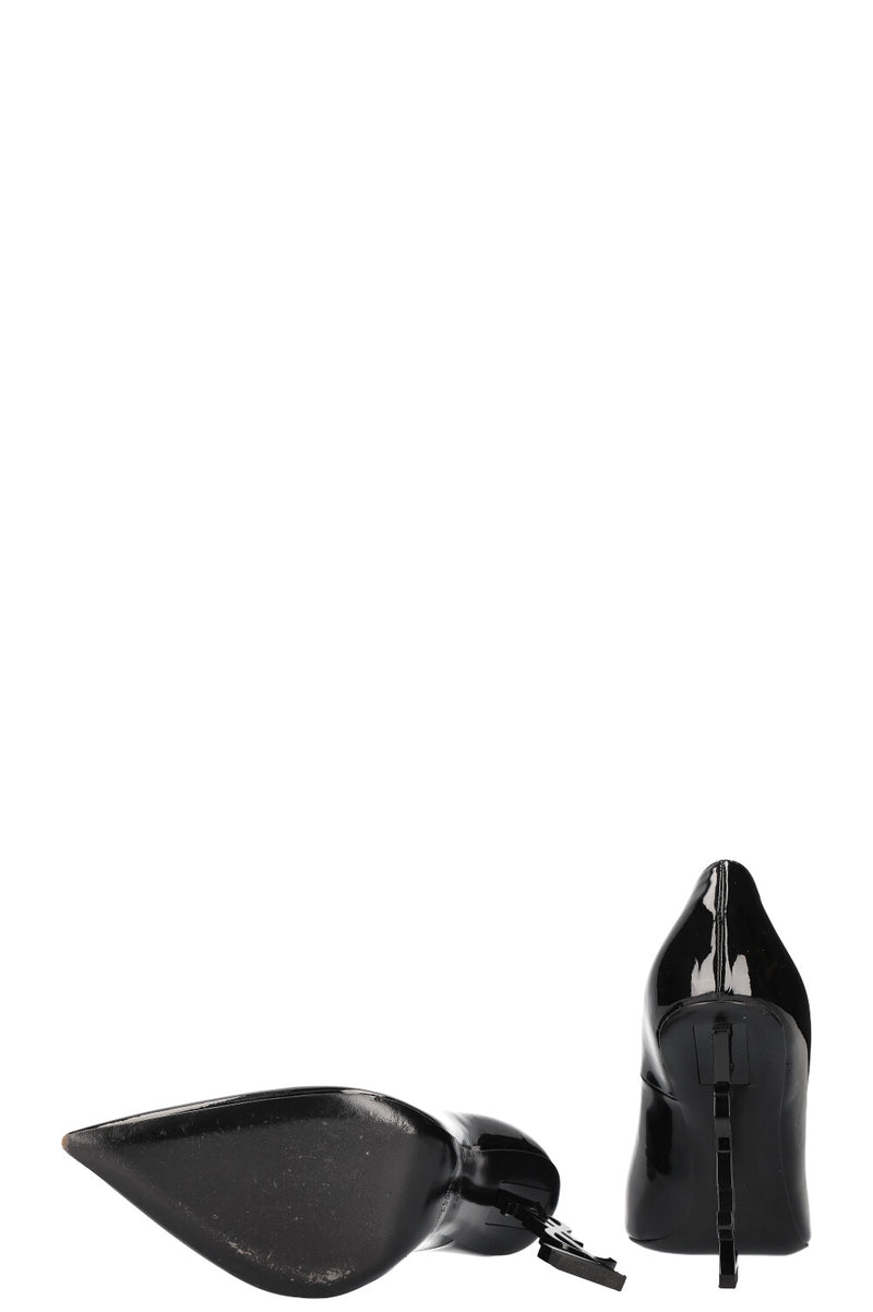 SAINT LAURENT Opyum Heels Patent Black