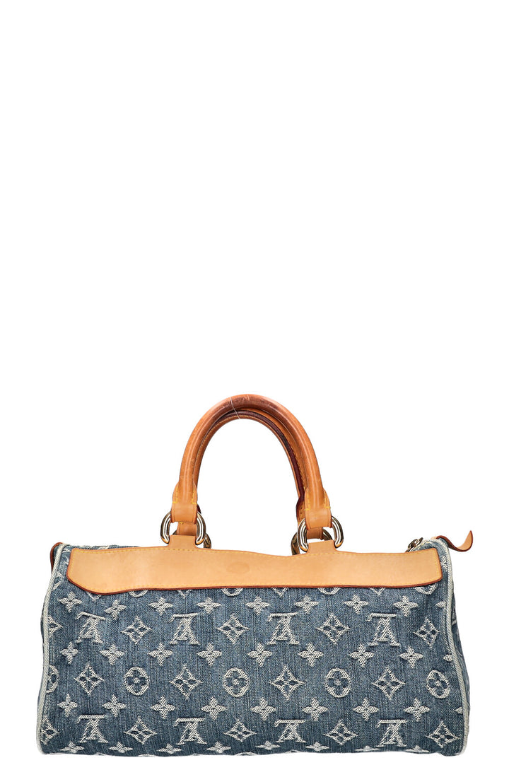 LOUIS VUITTON Neo Speedy Bag Denim Blue