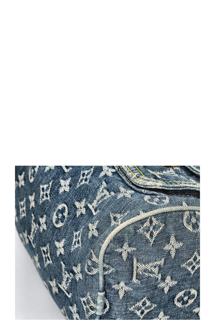 LOUIS VUITTON Neo Speedy Bag Denim Blue