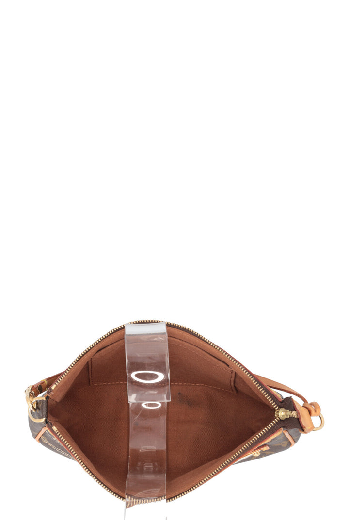 LOUIS VUITTON Quilted Rivet Pochette MNG Canvas