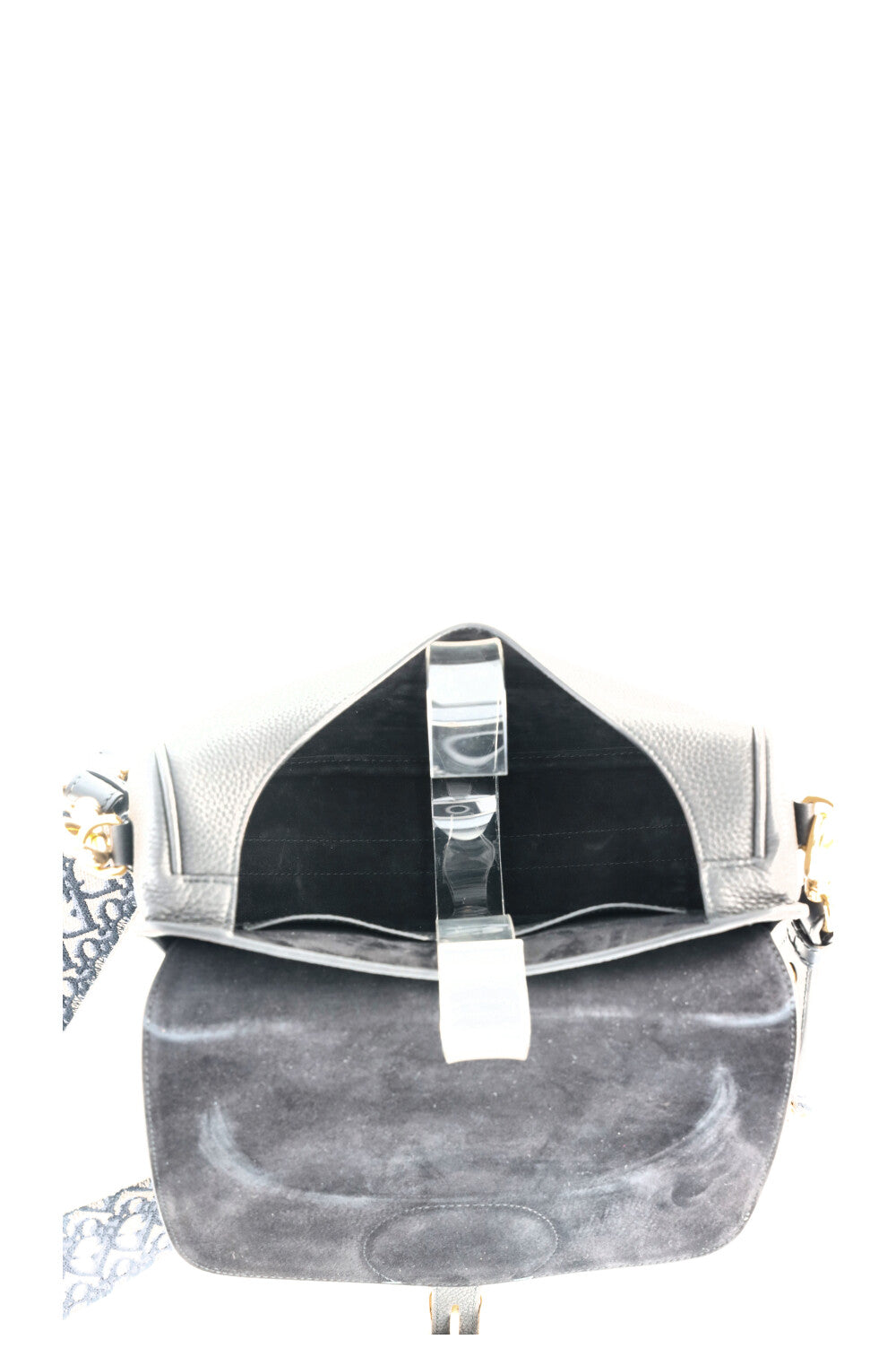 CHRISTIAN DIOR Large Bobby Bag Leather Black