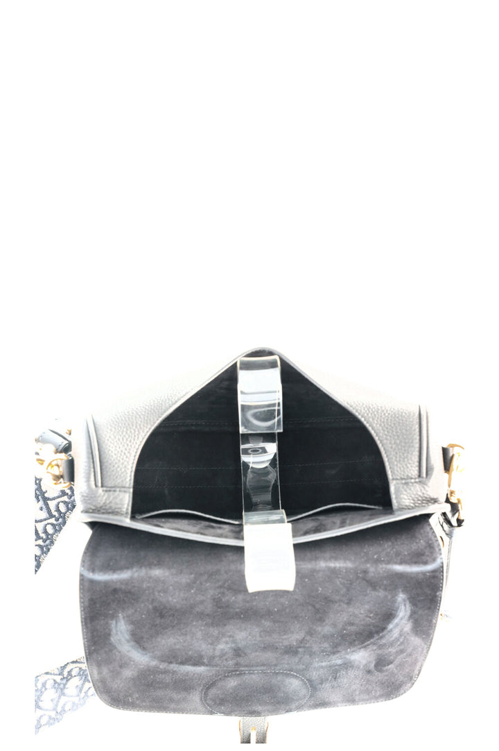 CHRISTIAN DIOR Large Bobby Bag Leather Black