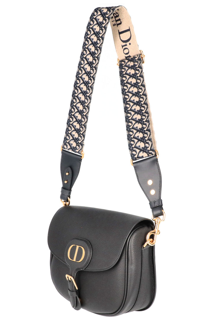 CHRISTIAN DIOR Large Bobby Bag Leather Black