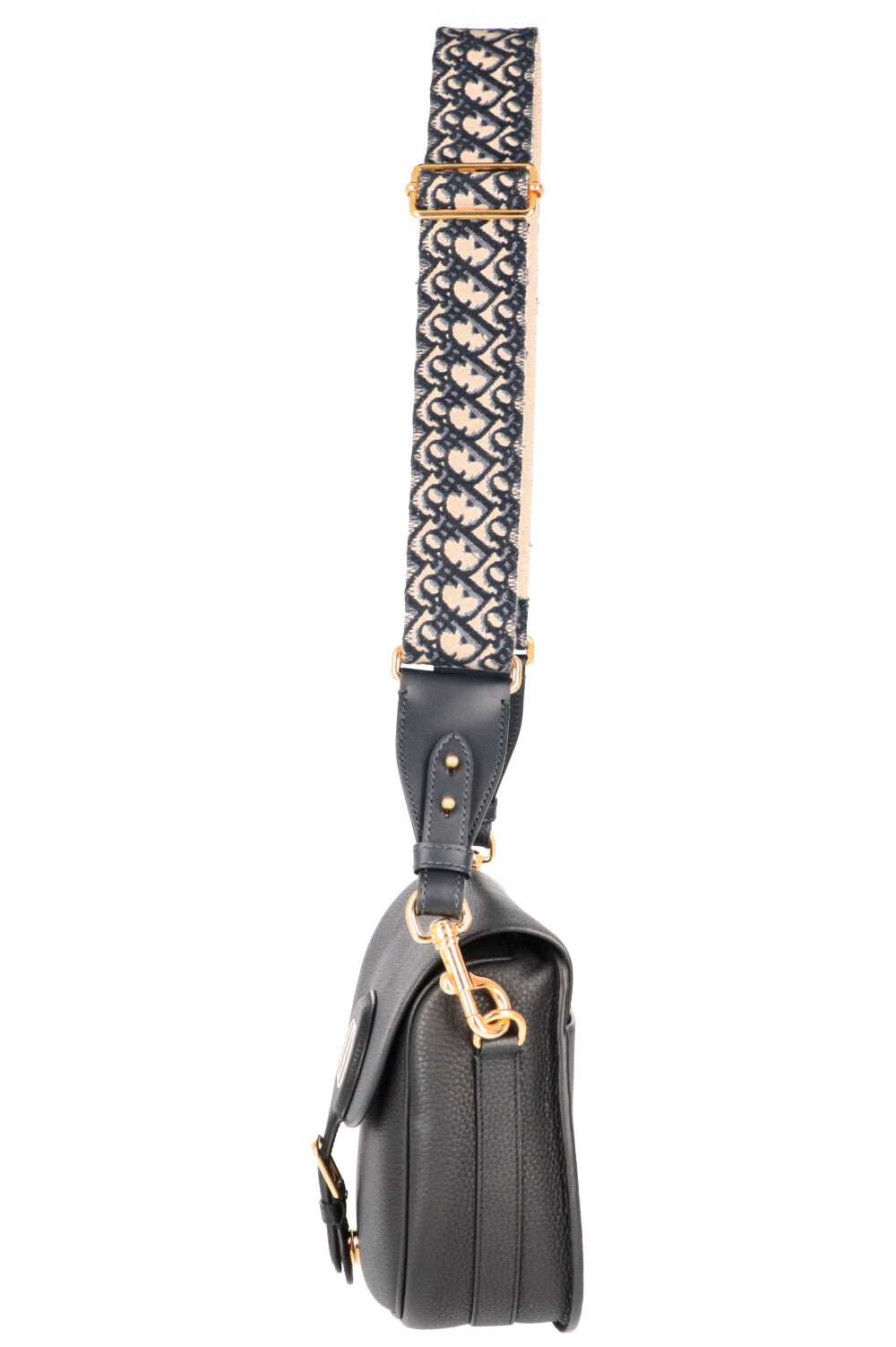 CHRISTIAN DIOR Large Bobby Bag Leather Black