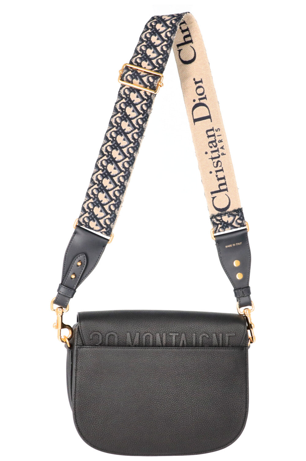 CHRISTIAN DIOR Grand Sac Bobby Cuir Noir – REAWAKE