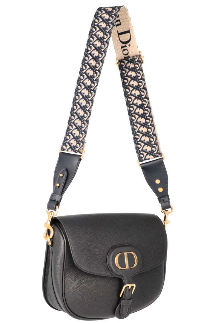 CHRISTIAN DIOR Large Bobby Bag Leather Black