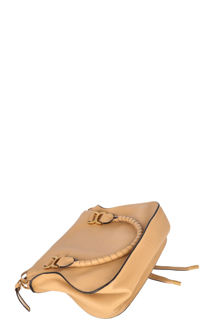 CHLOÉ Marcie Sac Moyen Cuir Beige