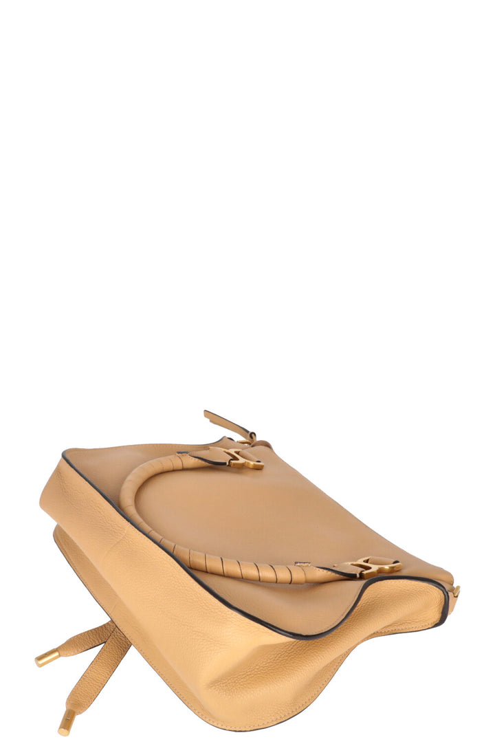 CHLOÉ Marcie Sac Moyen Cuir Beige