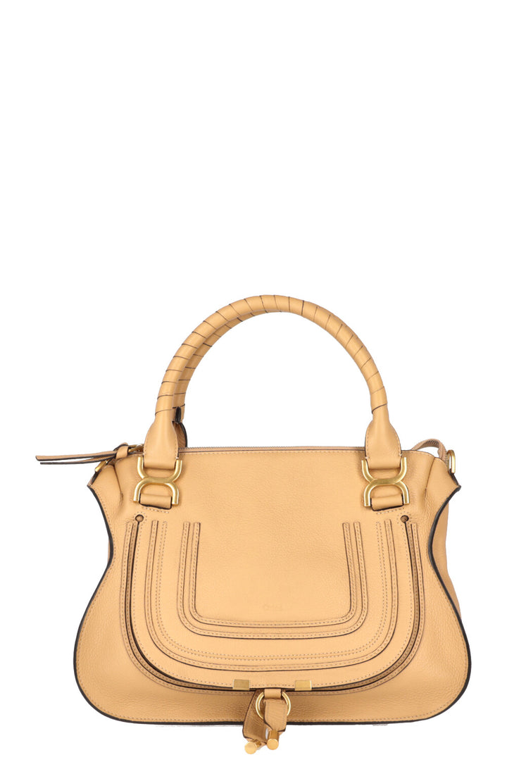 CHLOÉ Marcie Bag Medium Leather Beige