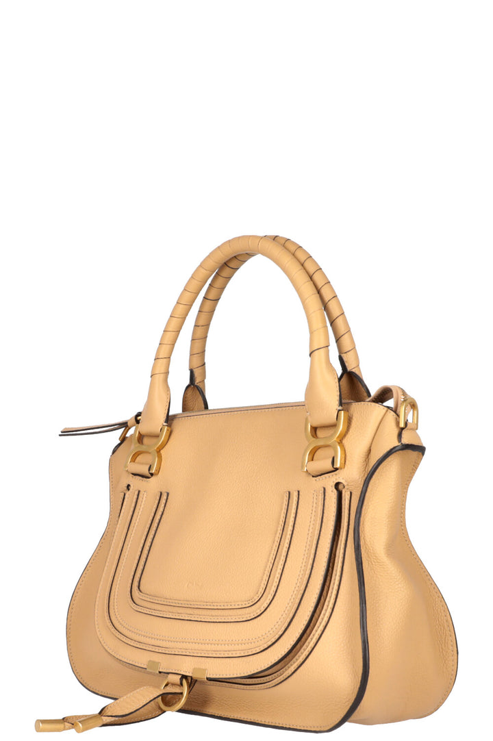 CHLOÉ Marcie Sac Moyen Cuir Beige