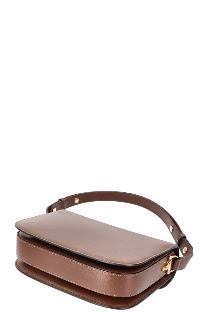 GUCCI Horsebit 1955 Shoulder Bag Brown