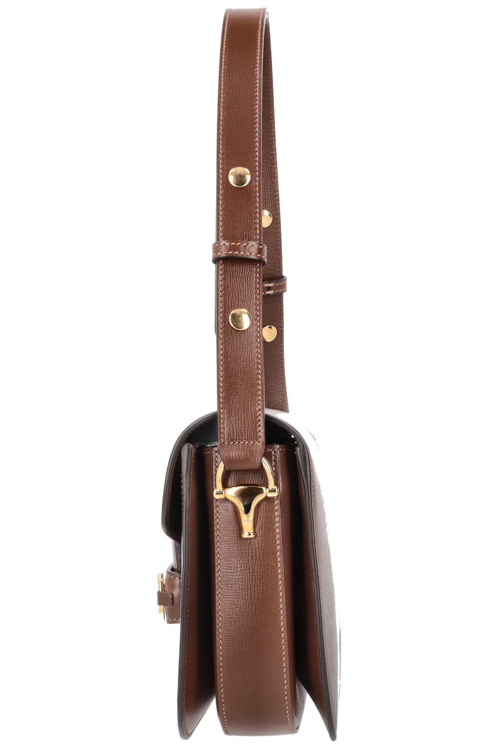 GUCCI Horsebit 1955 Shoulder Bag Brown