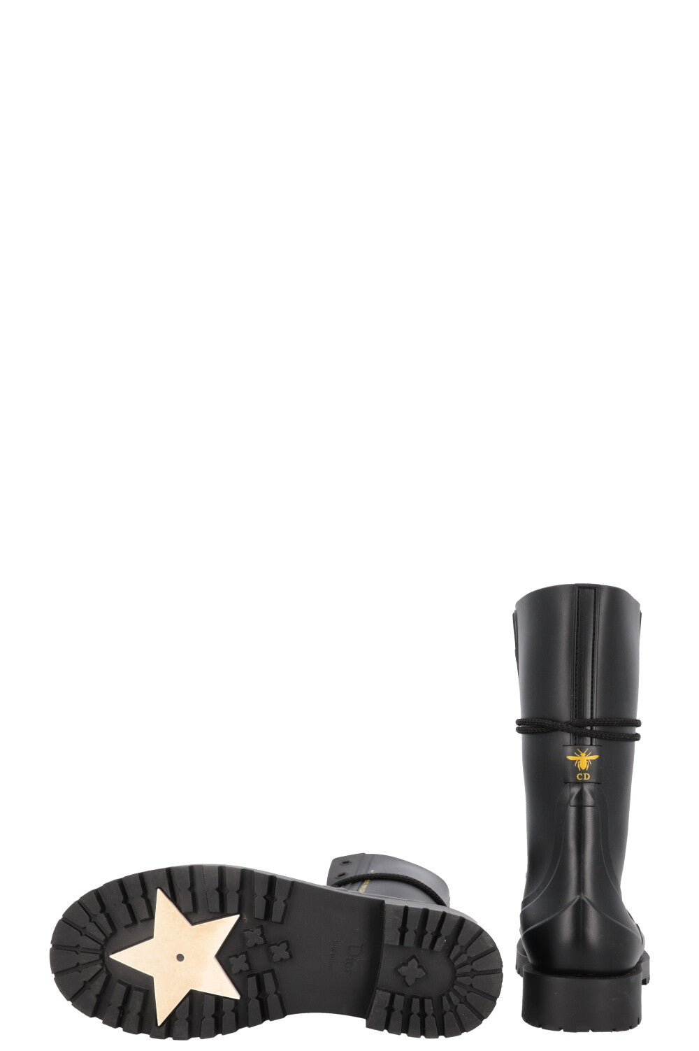 CHRISTIAN DIOR DiorCamp Combat Boots Black PVC REAWAKE