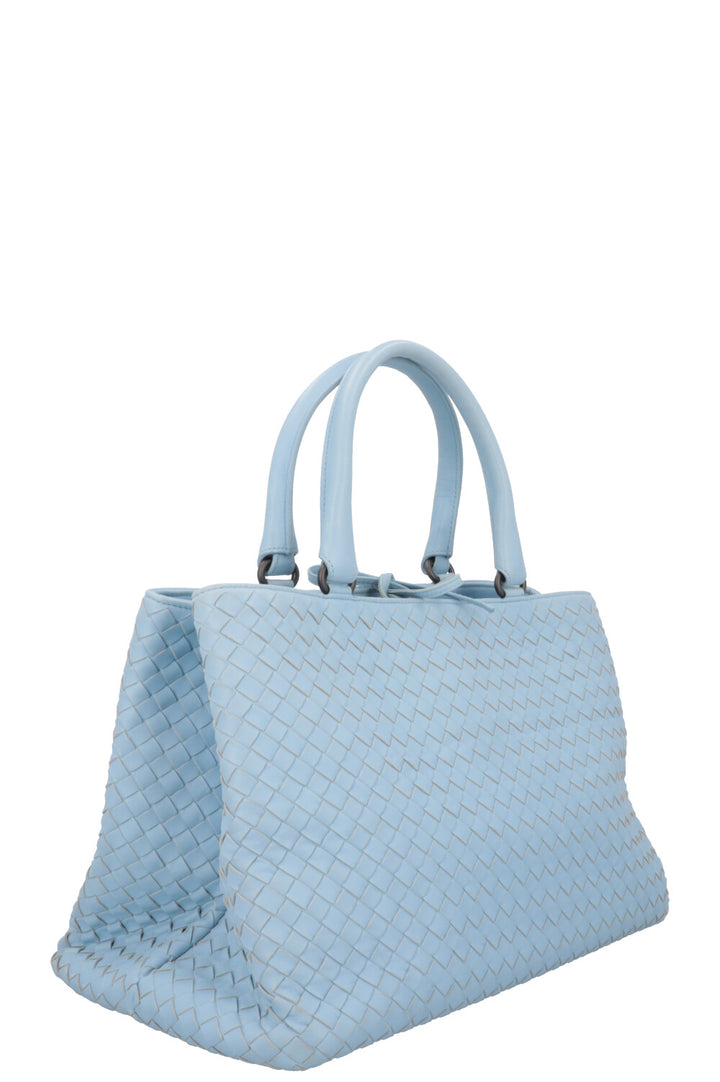 BOTTEGA VENETA Intrecciato Tote Bag Blue