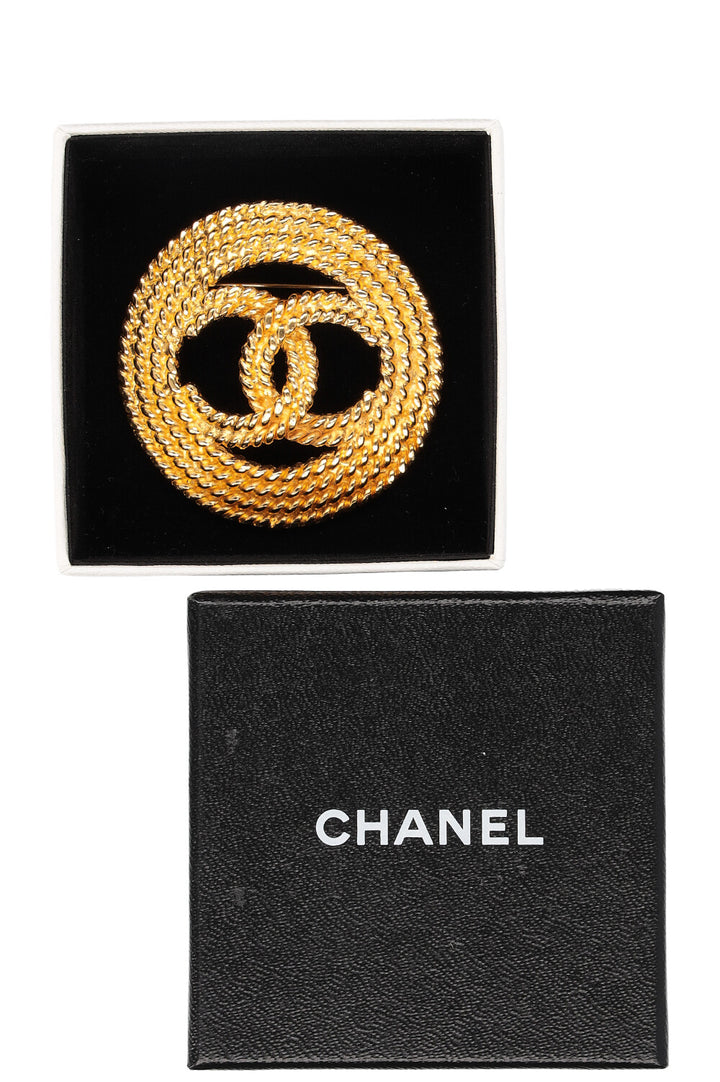 CHANEL Vintage Rope Brooch 1991