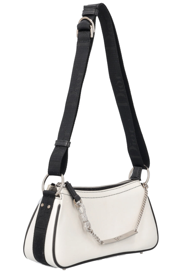 CHRISTIAN DIOR Sac Hardcore Blanc &amp; Noir