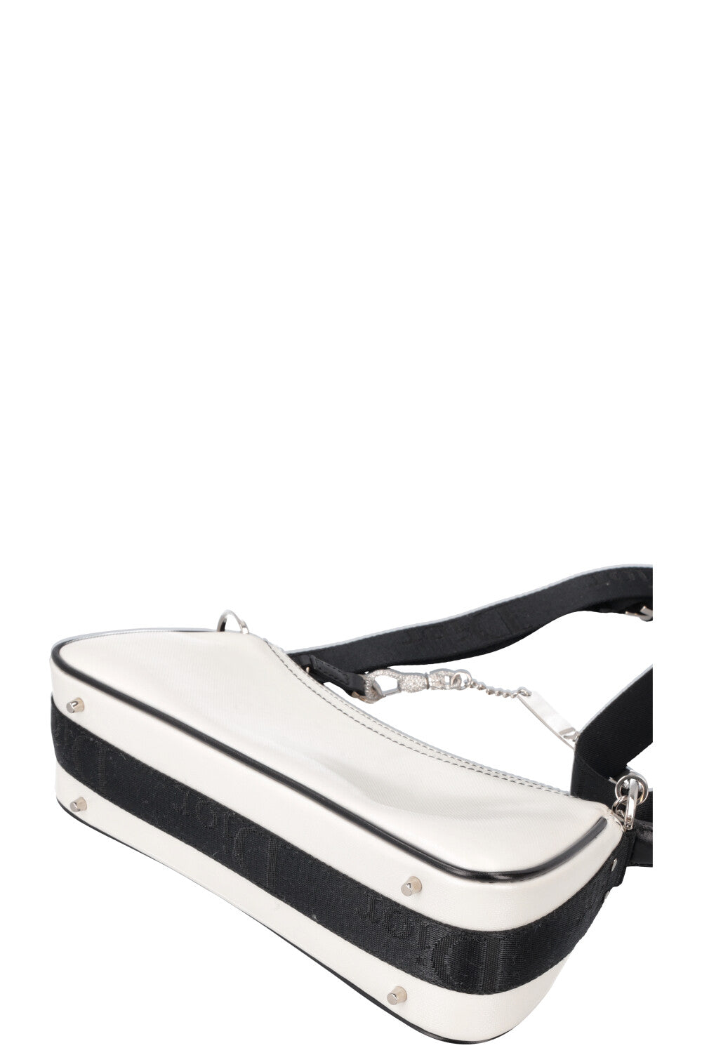 CHRISTIAN DIOR Sac Hardcore Blanc &amp; Noir