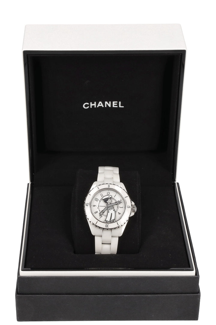 Chanel J12 Mademoiselle La Pausa Ceramic 38mm White