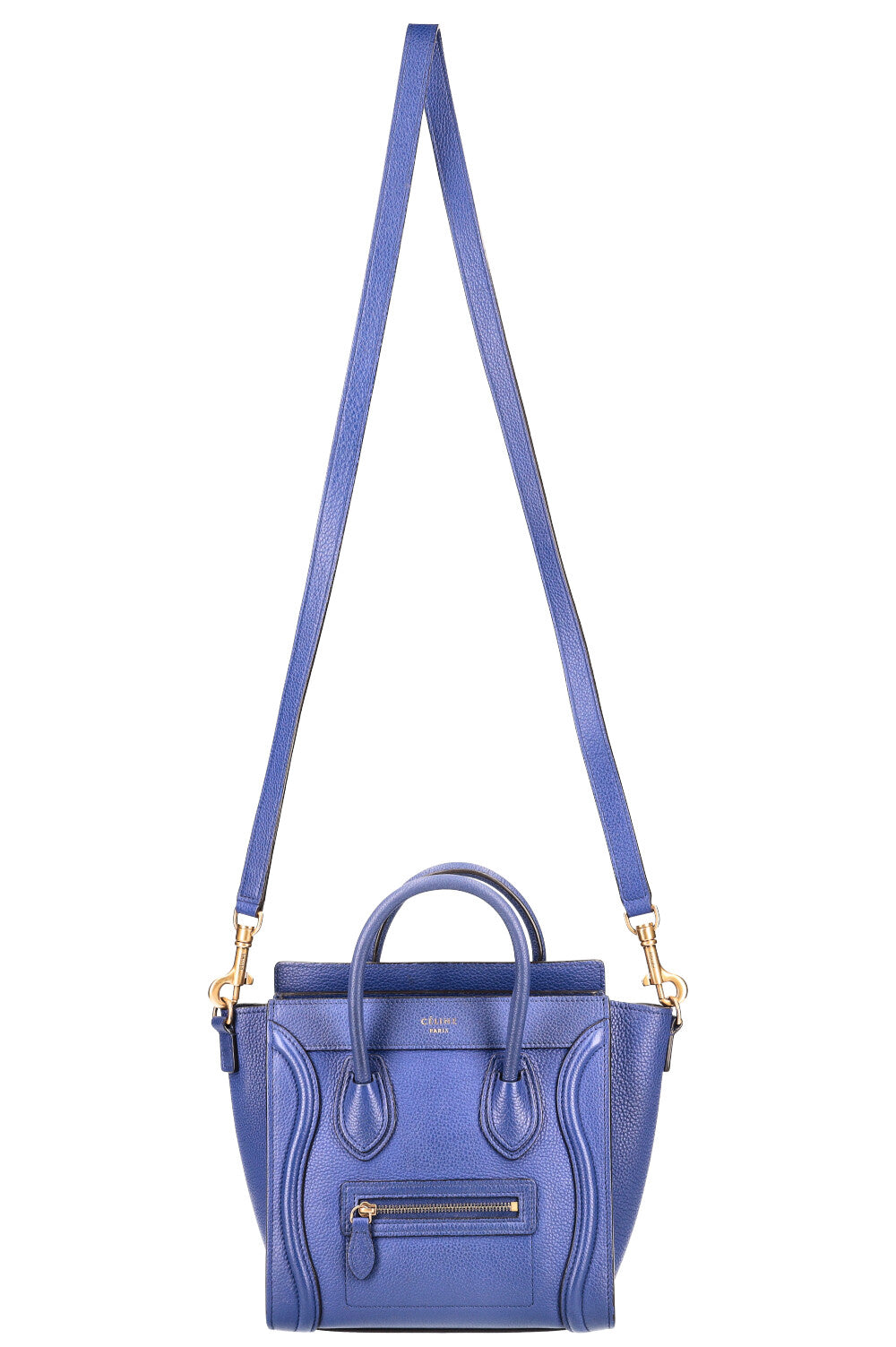 CÉLINE Nano Luggage Bag Royal Blue