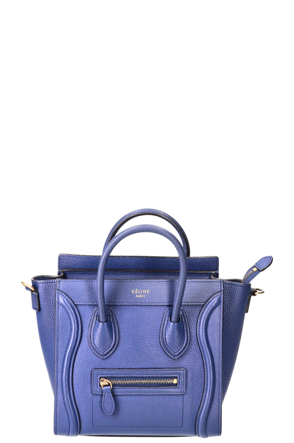 CÉLINE Nano Luggage Bag Royal Blue – REAWAKE