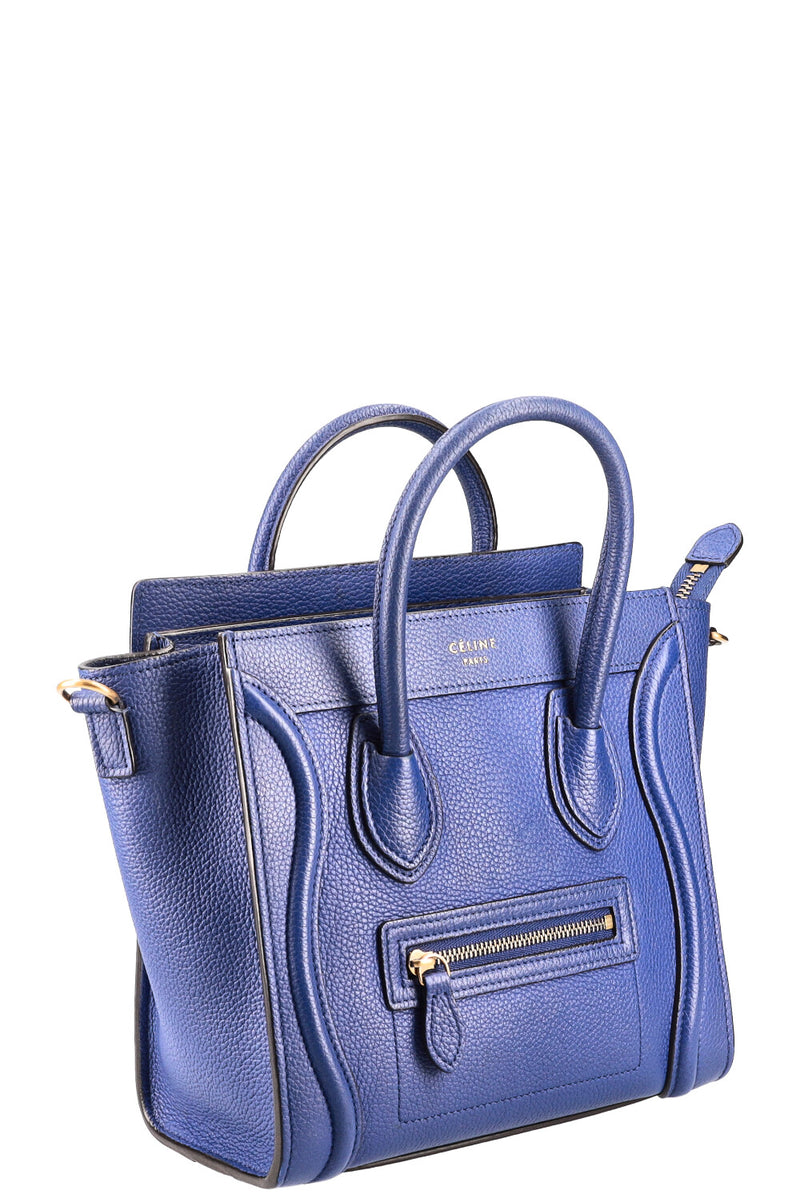 CÉLINE Nano Luggage Bag Royal Blue
