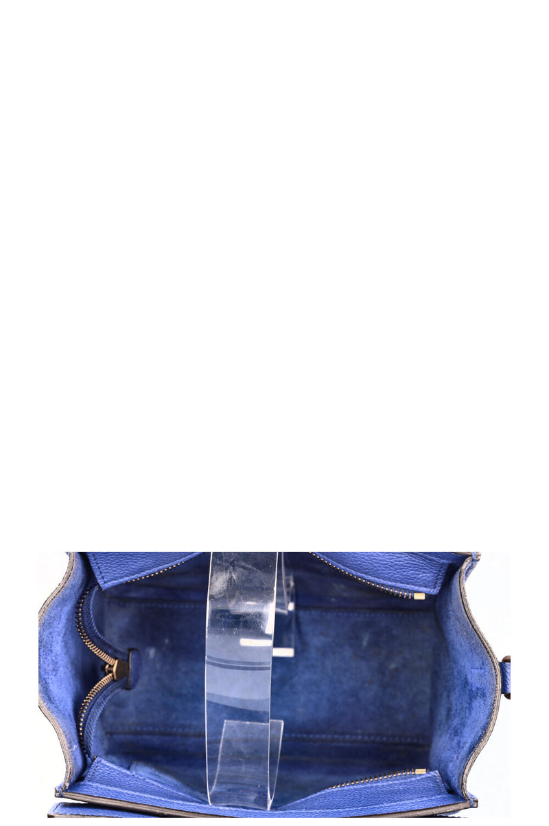 CÉLINE Nano Luggage Bag Royal Blue
