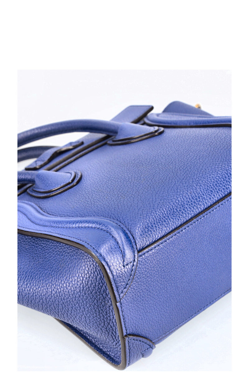 CÉLINE Nano Luggage Bag Royal Blue