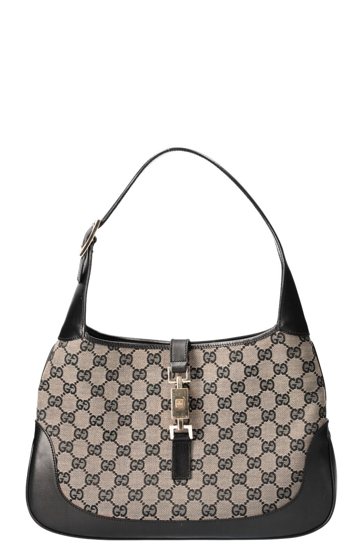 GUCCI Jackie 1961 Bag GG Canvas Black