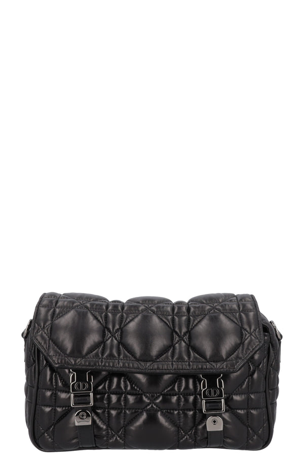 DIOR Diorcamp Cannage Bag Black Leather