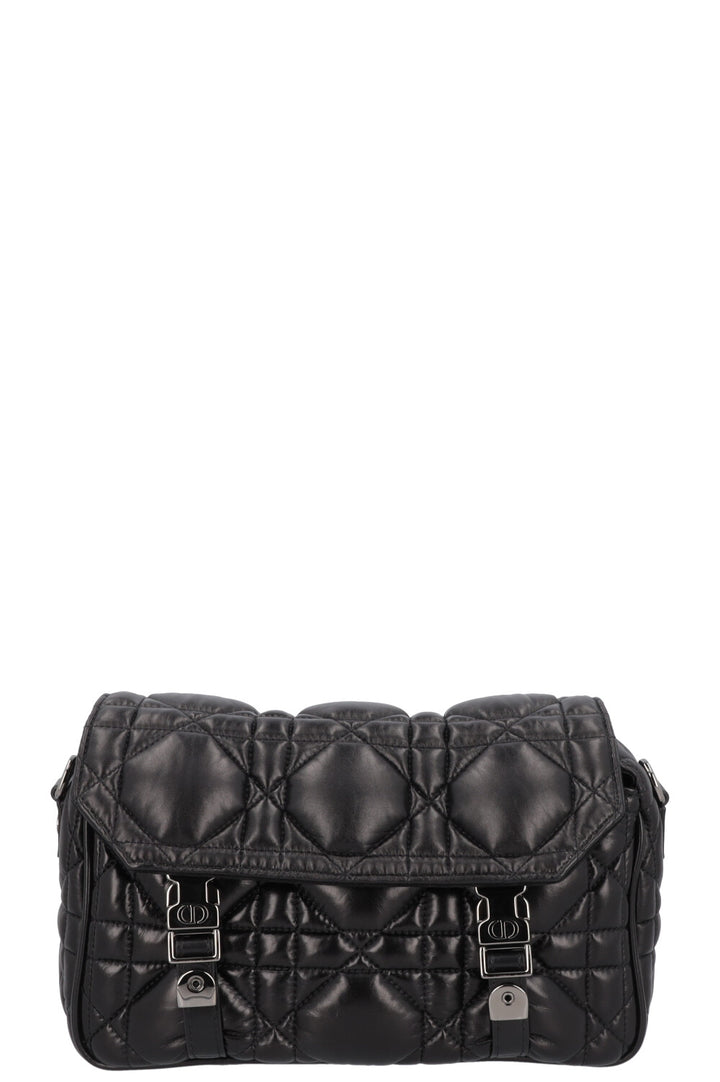 DIOR Diorcamp Cannage Bag Black Leather