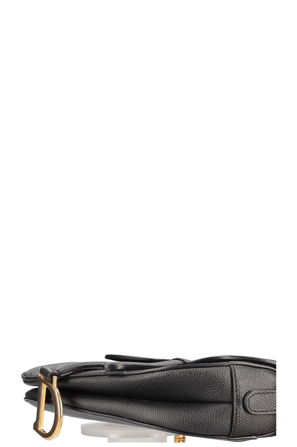 CHRISTIAN DIOR Mini Saddle Bag with Strap Black