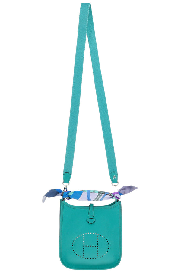 HERMÈS Evelyne TPM Epsom Blue Atoll